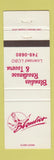 Matchbook Cover - Blondies Roadhouse Tavern girlie ON? WEAR
