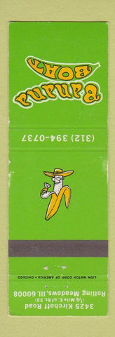 Matchbook Cover - Banana Boat Rolling Meadows IL