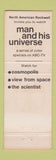 Matchbook Cover - Man and Universe TV Show North American Rockwell ABC WEAR