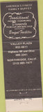 Matchbook Cover - Hodels Buffet Bakersfield CA