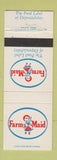 Matchbook Cover - Farm Maid Foods