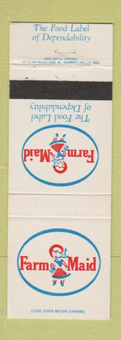 Matchbook Cover - Farm Maid Foods