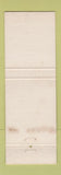 Matchbook Cover - Timken Roller Bearings Cal's Service North Brunswick NJ