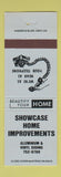 Matchbook Cover - Showcase Home Improvement  BLUE