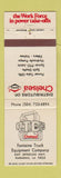 Matchbook Cover - Chelsea Auto Parts Fontaine Truck Harahan LA