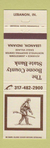 Matchbook Cover - Boone County State Bank Lebanon IN