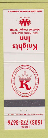 Matchbook Cover - Knights Inn Medford OR