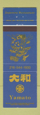 Matchbook Cover - Yamato Japanese Restaurant Niles OH