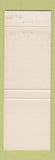 Matchbook Cover - Tom o Shanter Country Club Orchard Lake MI