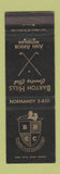 Matchbook Cover - Barton Hills Country Club Ann Arbor MI WEAR #1