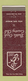 Matchbook Cover - Battle Creek Country Club MI