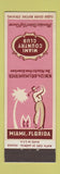 Matchbook Cover - Miami Country Club FL
