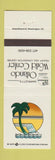 Matchbook Cover - Orlando World Center Marriott FL