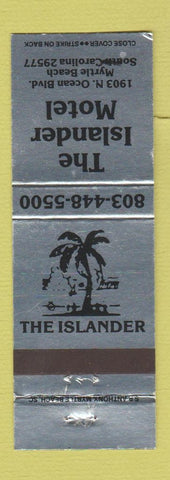 Matchbook Cover - Islander Motel Myrtle Beach SC