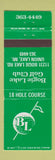 Matchbook Cover - Bogie Lake Golf Club Union Lake MI