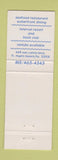 Matchbook Cover - Snug Harbor Restaurant Fort Myers Beach FL