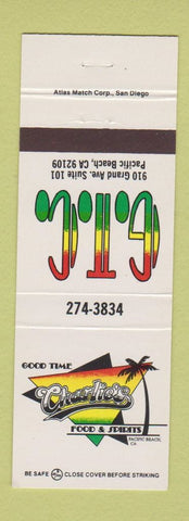 Matchbook Cover - Good Time Charlie's Food Spirits Pacific Beach CA