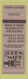 Matchbook Cover - The Open Mike Portland OR