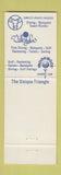 Matchbook Cover Brookwood Country Club Wood Dale IL Chicago IL Athletic Club #2