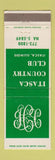 Matchbook Cover - Itasca Country Club IL WEAR