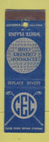 Matchbook Cover - Elmwood Country Club White Plains NY