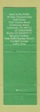 Matchbook Cover - Lakewood Country Club CA WEAR