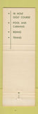 Matchbook Cover - Ojai Valley Inn Country Club CA