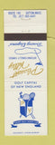 Matchbook Cover - Pleasant Valley Country Club Sutton MA