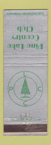 Matchbook Cover - Pine Lake Country Club Pontiac MI WEAR