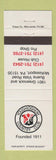 Matchbook Cover - Youghiogheny Country Club McKeesport PA