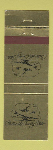 Matchbook Cover - Chillicothe Country Club OH