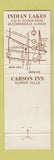 Matchbook Cover - Indian Lakes Country Club Bloomingdale IL WEAR