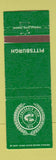 Matchbook Cover - Concordia Club Pittsburgh PA