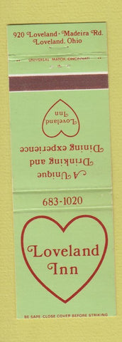 Matchbook Cover - Loveland Inn Loveland OH WEAR