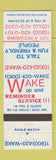 Matchbook Cover - Wake Up Service Phone Talk Horoscopes Tarot