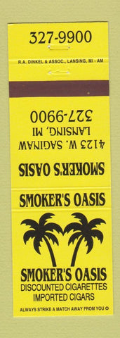 Matchbook Cover - Smoker's Oasis Tobacco Lansing MI