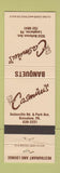 Matchbook Cover - Casmiru's Restaurant Bensalem Langhorne PA WEAR