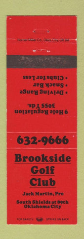 Matchbook Cover - Brookside Golf Club Oklahoma City OK