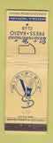 Matchbook Cover - Western Montana Press Radio Club Missoula MT WEAR