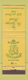Matchbook Cover - St George Hotel Golf Beach Club Bermuda