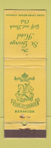 Matchbook Cover - St George Hotel Golf Beach Club Bermuda