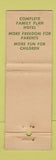Matchbook Cover - St George Hotel Golf Beach Club Bermuda