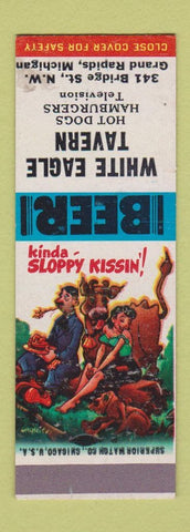 Matchbook Cover - White Eagle Tavern Grand Rapids MI WEAR Hillbilly SAMPLE