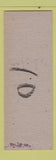 Matchbook Cover - Art's Bar Memphis MI shuffleboard Hillbilly SAMPLE