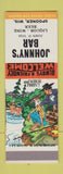 Matchbook Cover - Johnny's Bar Spooner WI Hillbilly SAMPLE