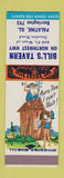Matchbook Cover - Bill's Tavern Palatine IL low phone # Hillbilly SAMPLE