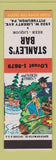 Matchbook Cover - Stanley's Bar Pittsburgh PA Hillbilly SAMPLE