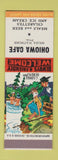 Matchbook Cover - Ohiowa Cafe Hilda Watmore Hillbilly SAMPLE