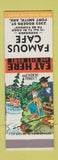 Matchbook Cover - Famous Cafe Fort Smith AR Hillbilly SAMPLE