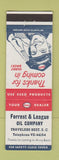 Matchbook Cover - Esso oil gas Forrest & League Oil Travelers Rest SC